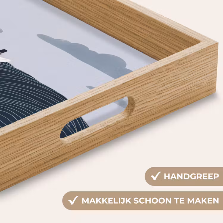 Dienblad - Persoon - Surfen - Oceaan - Natuur - Modern — 5