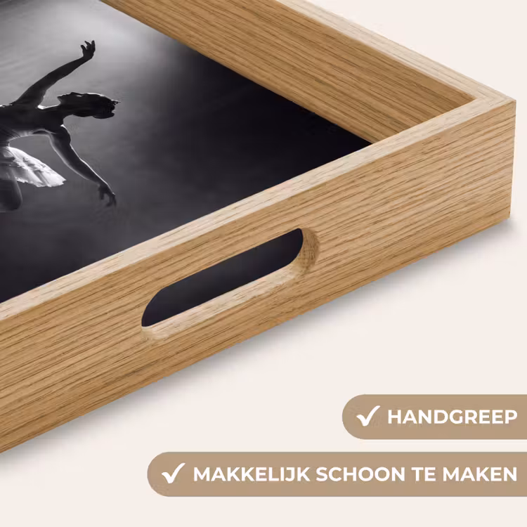 Dienblad - Danser - Podium - Zwart-wit - Kunst - Klassiek — 5