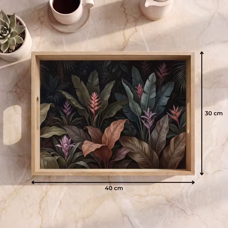Dienblad - Planten - Tropisch - Jungle - Donker - Natuur — 9