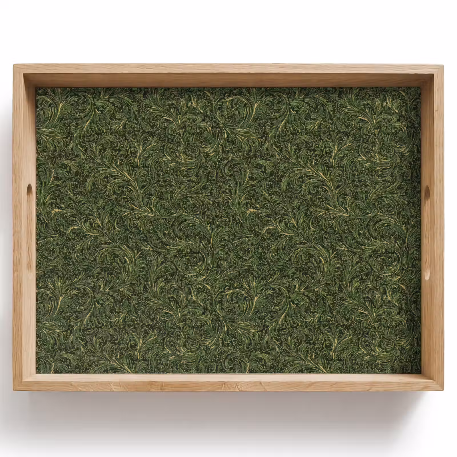 Dienblad - Donker - Groen - Krullend - Botanisch — 1