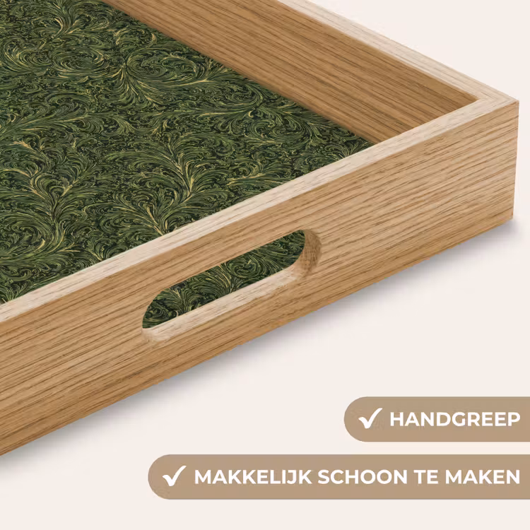 Dienblad - Donker - Groen - Krullend - Botanisch — 5