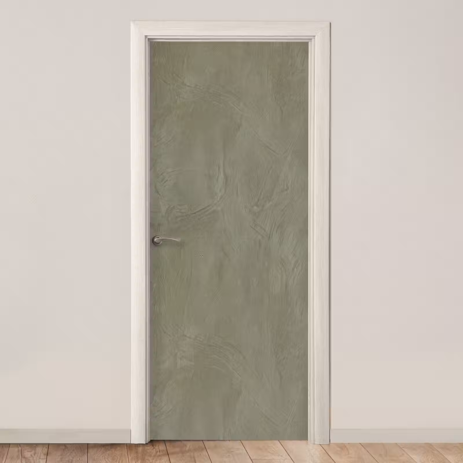 Deursticker - Textuur - Betonlook - Achtergrond - Modern - Groen — 1