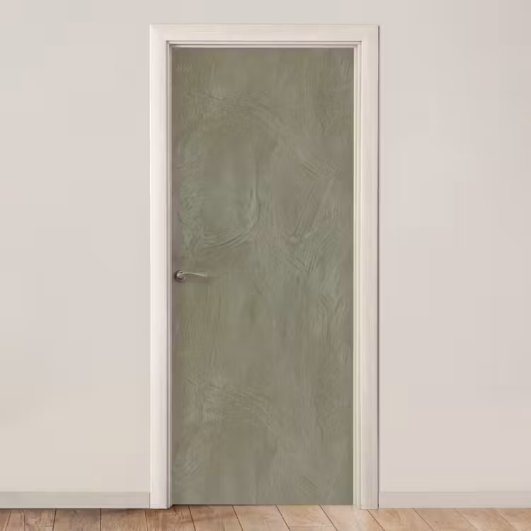 Deursticker - Textuur - Betonlook - Achtergrond - Modern - Groen — 1