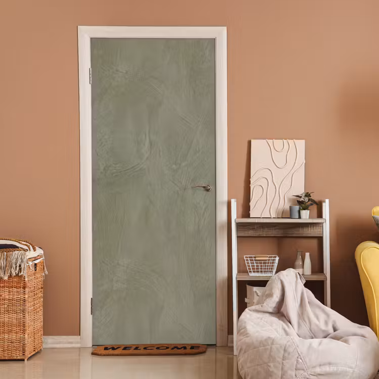 Deursticker - Textuur - Betonlook - Achtergrond - Modern - Groen — 2