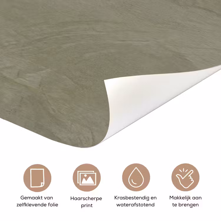 Deursticker - Textuur - Betonlook - Achtergrond - Modern - Groen — 3