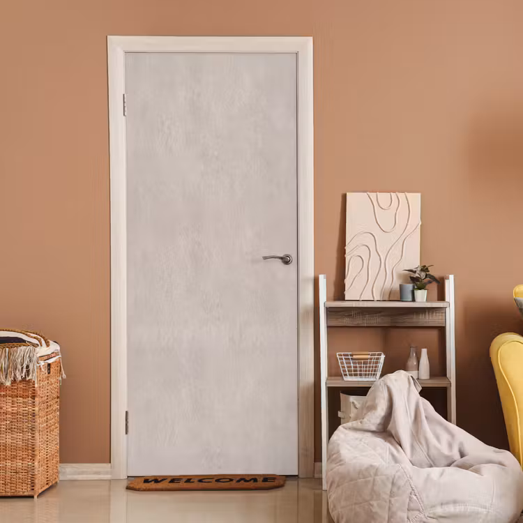 Deursticker - Textuur - Effen - Abstract - Beige — 2