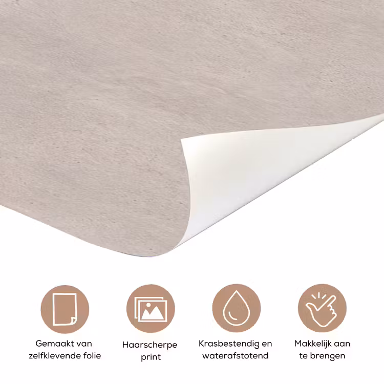 Deursticker - Textuur - Effen - Abstract - Beige — 3