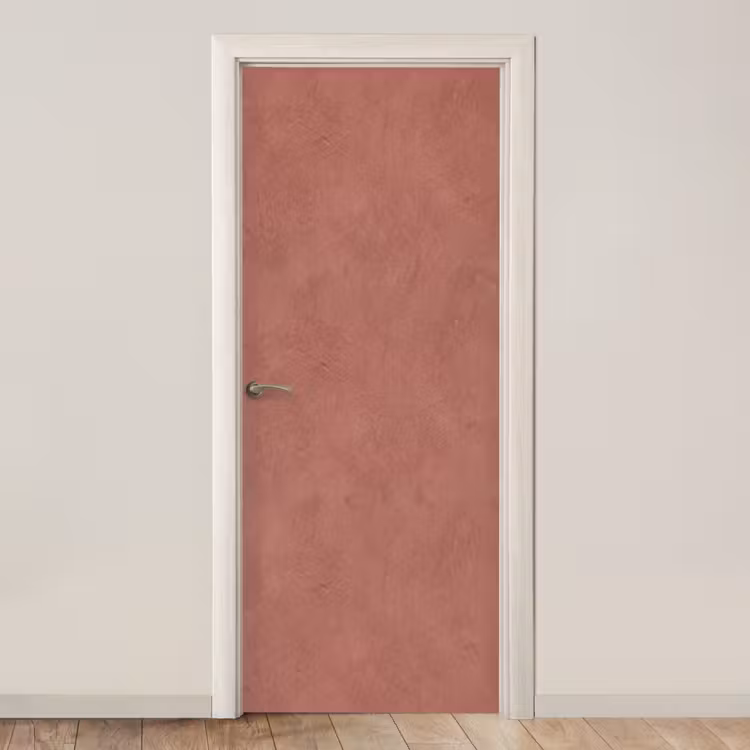 Deursticker - Textuur - Roodbruin - Grof - Modern — 1