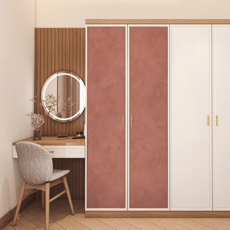 Deursticker - Textuur - Roodbruin - Grof - Modern — 5
