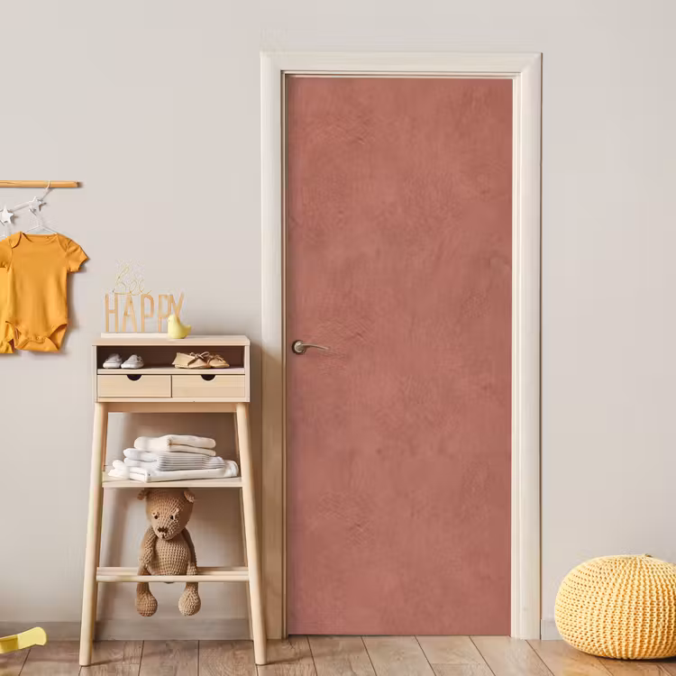 Deursticker - Textuur - Roodbruin - Grof - Modern — 6