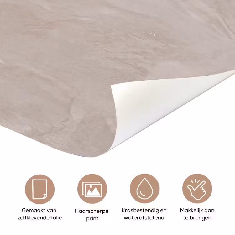Deursticker - Textuur - Wand - Modern - Beige - Abstract — 3