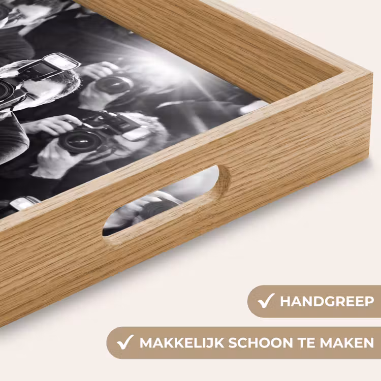 Dienblad - Mensen - Camera - Flitslicht - Zwart-wit - Media — 5