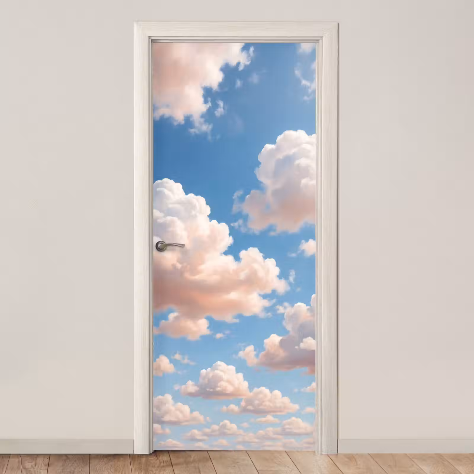 Deursticker - Wolken - Hemel - Natuur - Licht - Blauw — 1