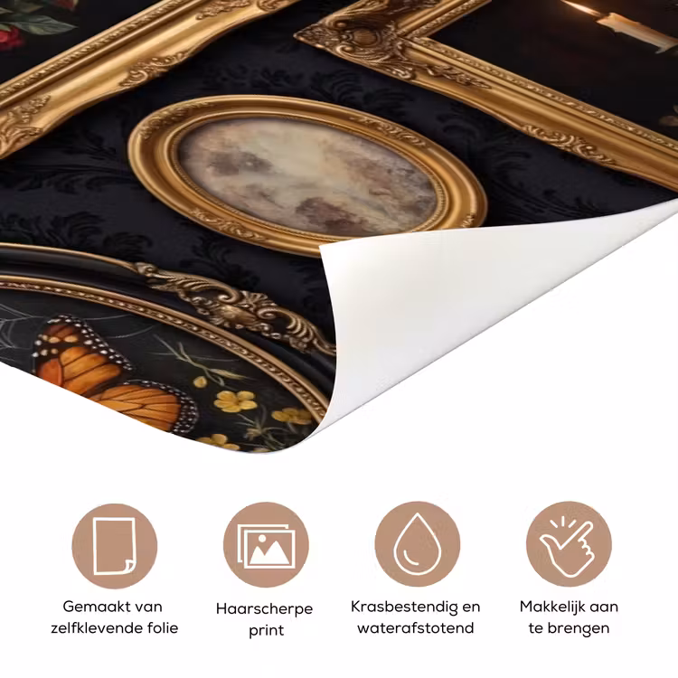 Deursticker - Kunst - Collectie - Vintage - Klassiek - Donker — 3