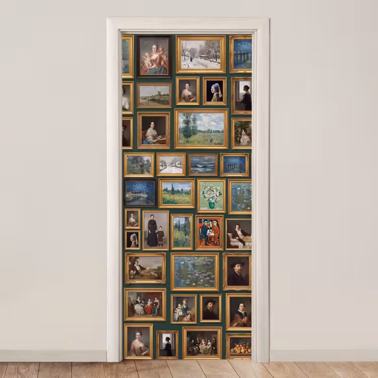 Deursticker - Kunst - Schilderijen - Collectie - Klassiek - Groen — 1