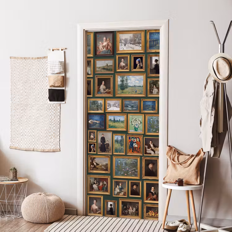 Deursticker - Kunst - Schilderijen - Collectie - Klassiek - Groen — 8