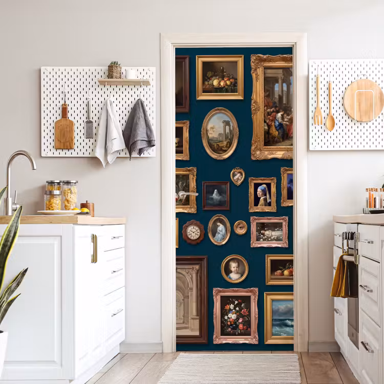 Deursticker - Kunst - Schilderijen - Decoratie - Klassiek - Groen — 7