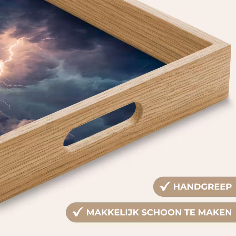 Dienblad - Bliksem - Storm - Natuur - Donker — 5
