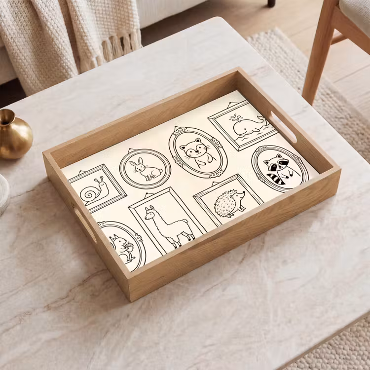 Dienblad - Dieren - Illustratie - Lijsten - Galerij - Speels — 2