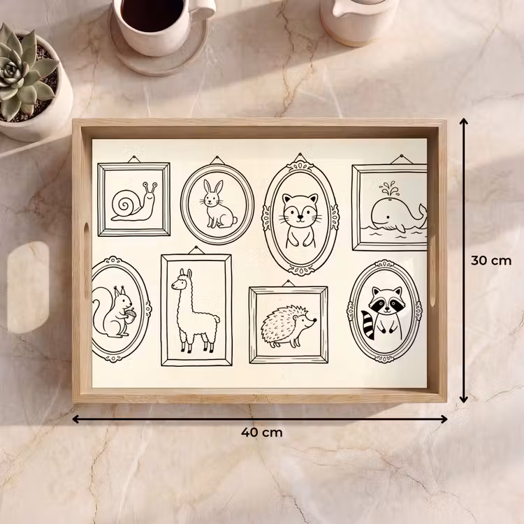 Dienblad - Dieren - Illustratie - Lijsten - Galerij - Speels — 9