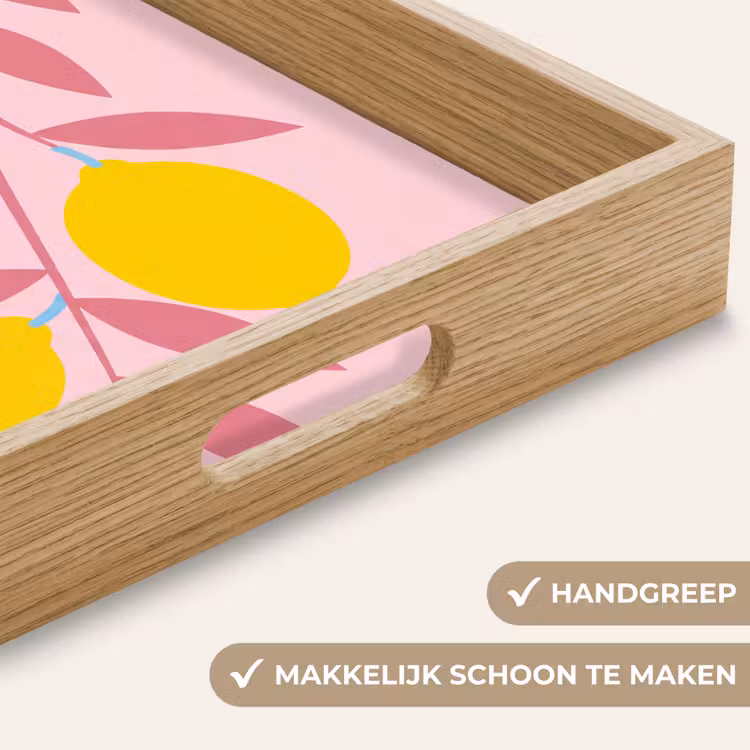 Dienblad - Fruit - Tak - Natuur - Abstract - Roze — 5