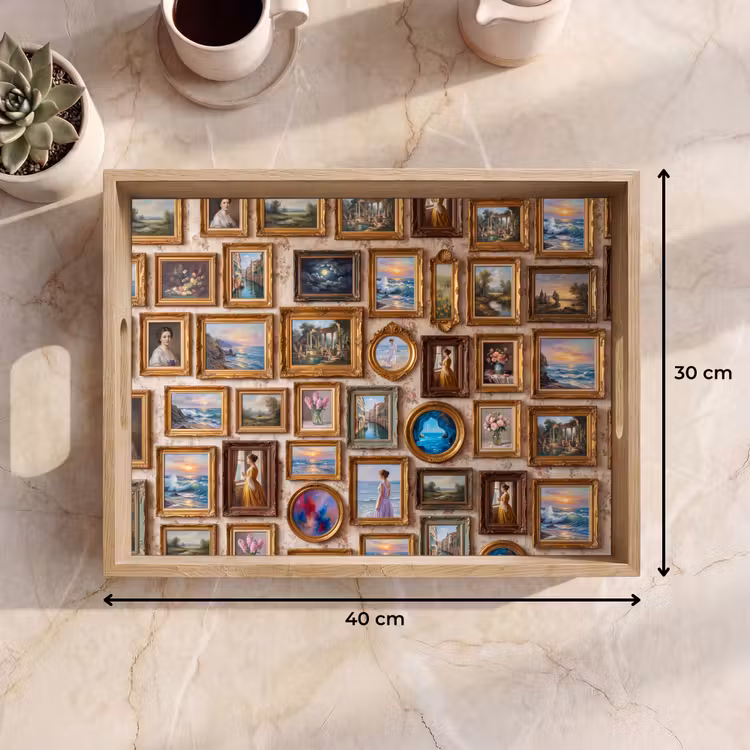 Dienblad - Interieur - Kunst - Collectie - Klassiek - Goud — 9