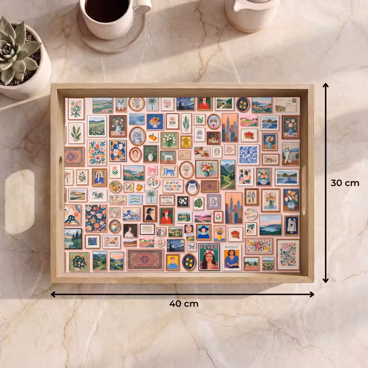 Dienblad - Kunst - Collectie - Decoratie - Modern - Kleurrijk — 9