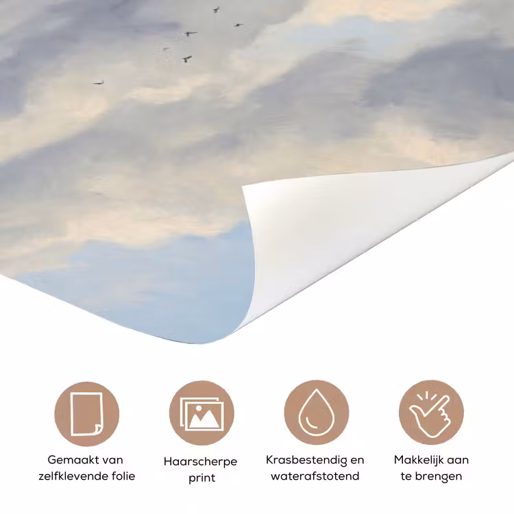 Deursticker - Lucht - Wolken - Natuur - Klassiek - Blauw — 3