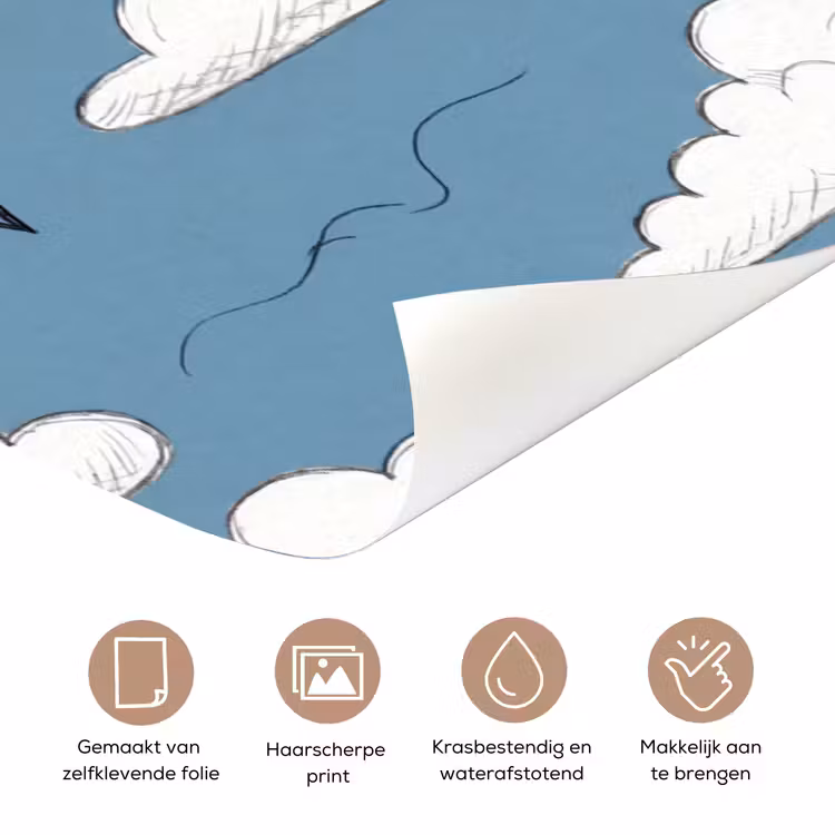 Deursticker - Lucht - Zon - Wolken - Natuur - Blauw — 3