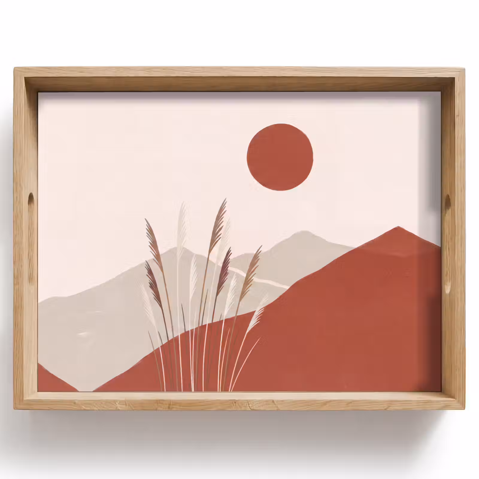 Dienblad - Gras - Landschap - Natuur - Abstract - Beige — 1