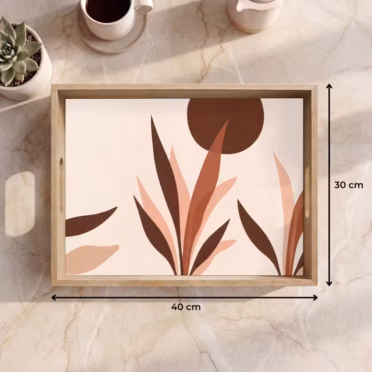 Dienblad - Planten - Abstract - Natuur - Bruin — 9