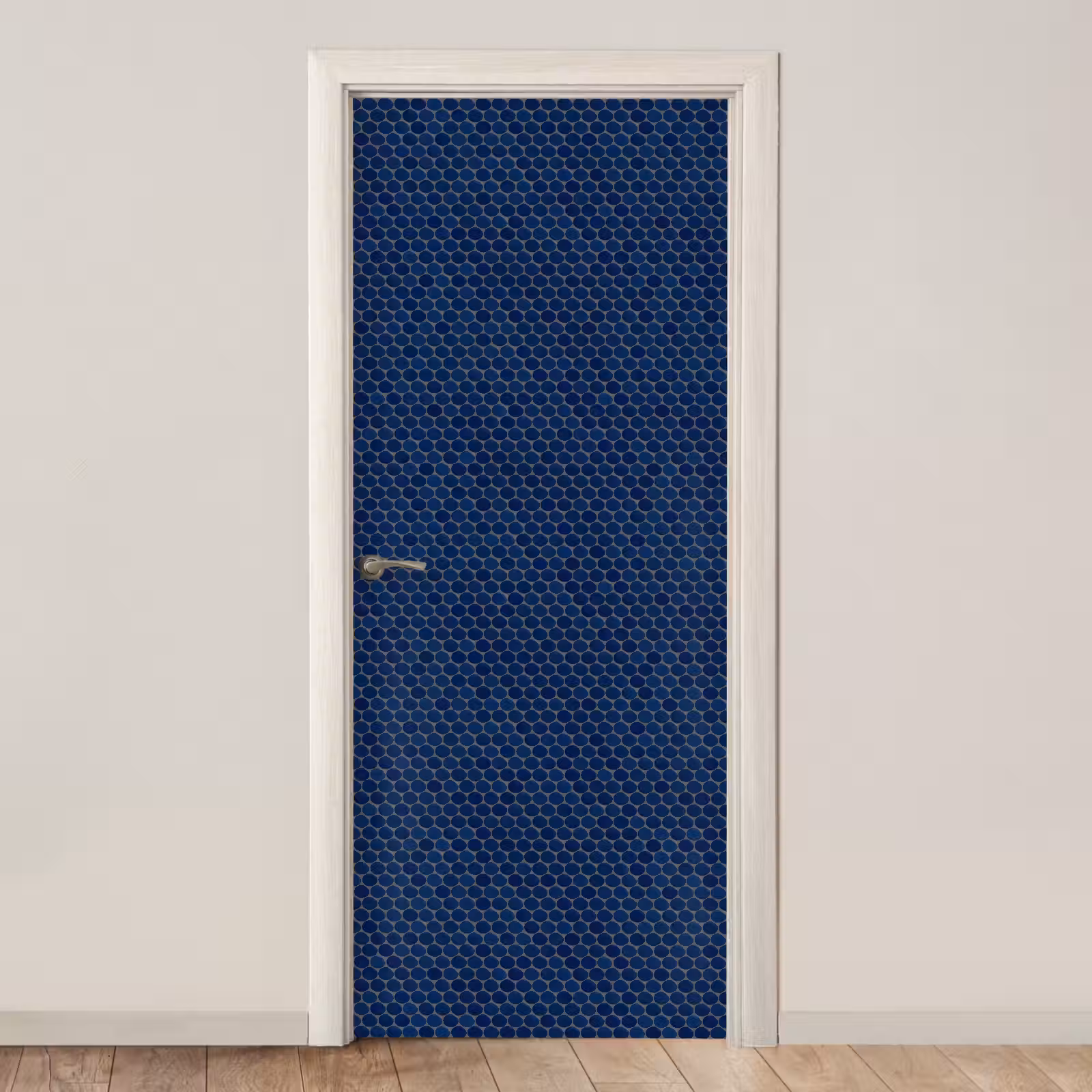 Deursticker - Penny - Mozaïek - Donkerblauw — 1