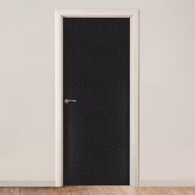 Deursticker - Penny - Tegel - Mat - Zwart — 1