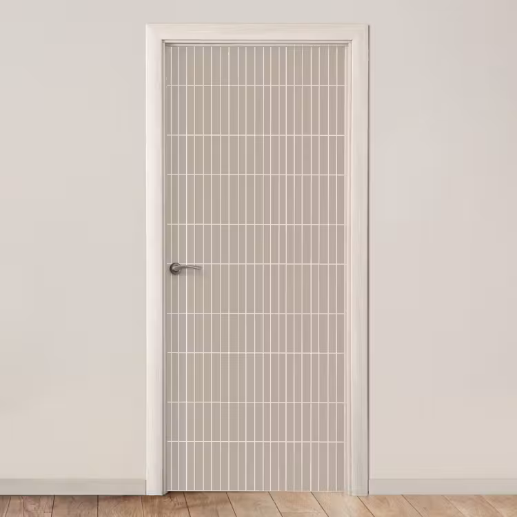 Deursticker - Verticaal - Wandtegel - Licht Beige — 1