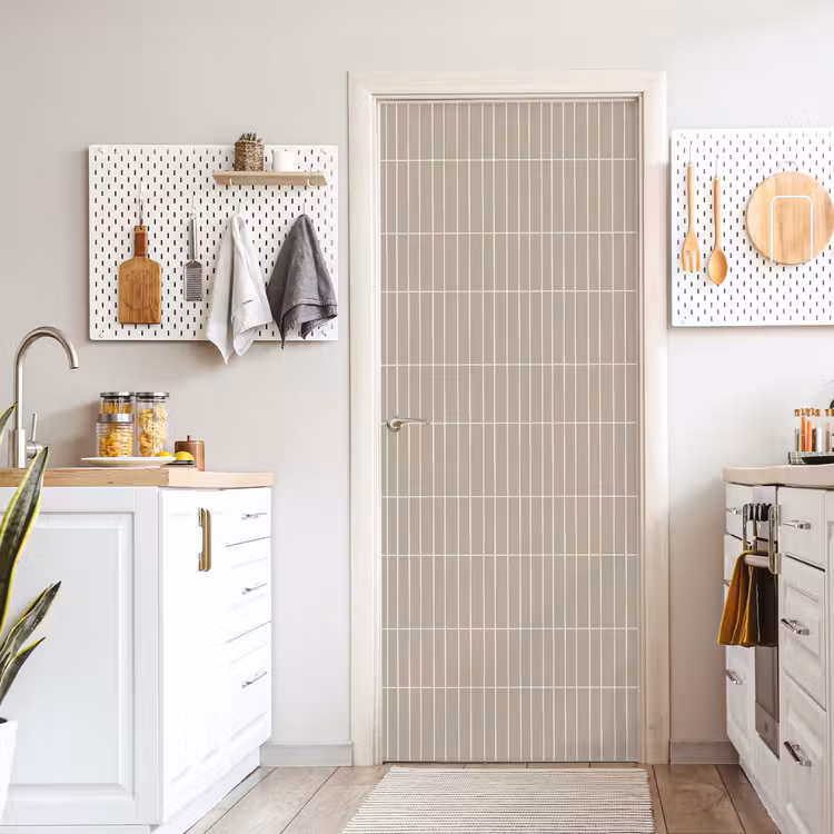 Deursticker - Verticaal - Wandtegel - Licht Beige — 7