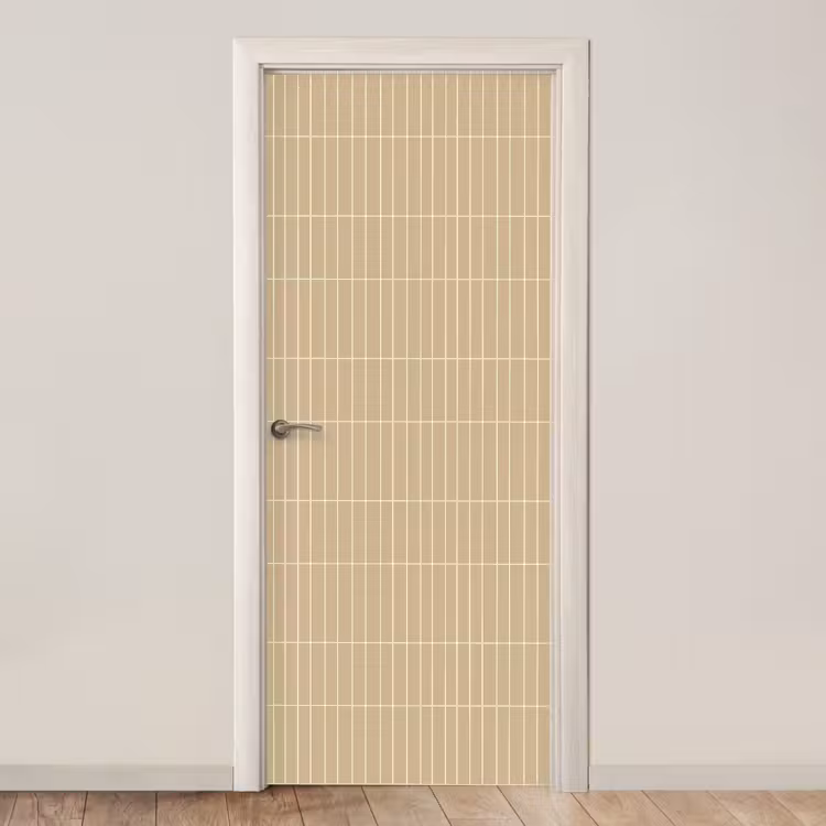 Deursticker - Verticaal - Wandtegel - Zand - Beige — 1
