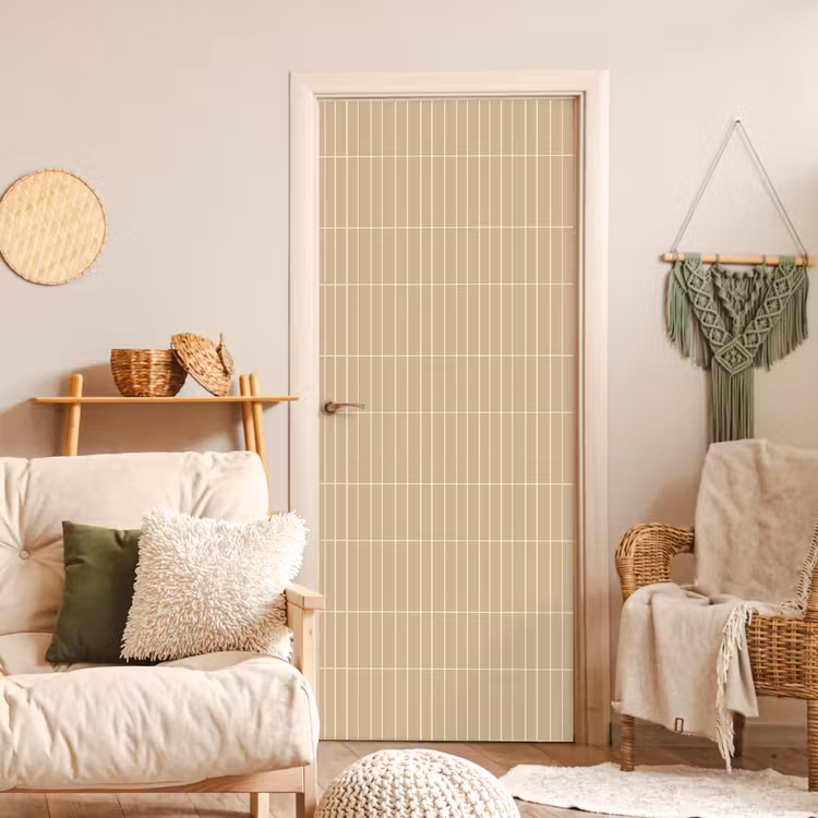 Deursticker - Verticaal - Wandtegel - Zand - Beige — 4