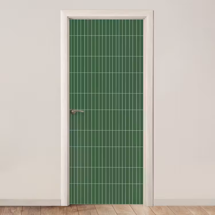 Deursticker - Wandtegel - Verticaal - Donkergroen — 1