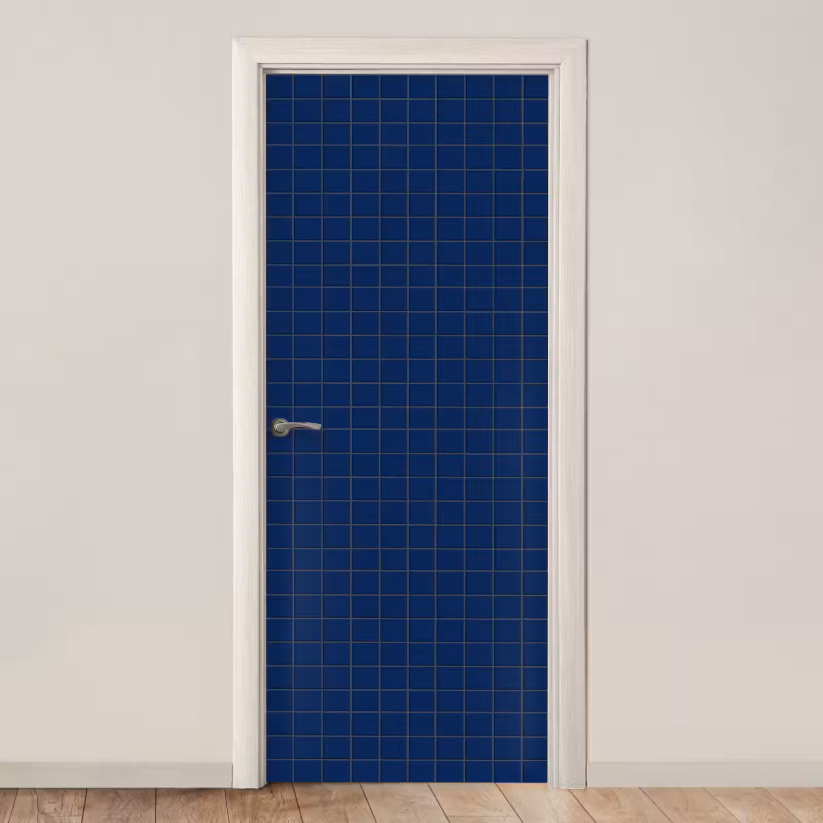 Deursticker - Tegel - Patroon - Blauw — 1