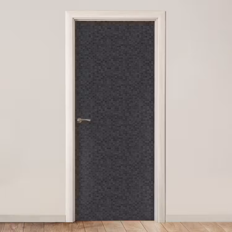Deursticker - Mozaïek - Patroon - Zwart — 1
