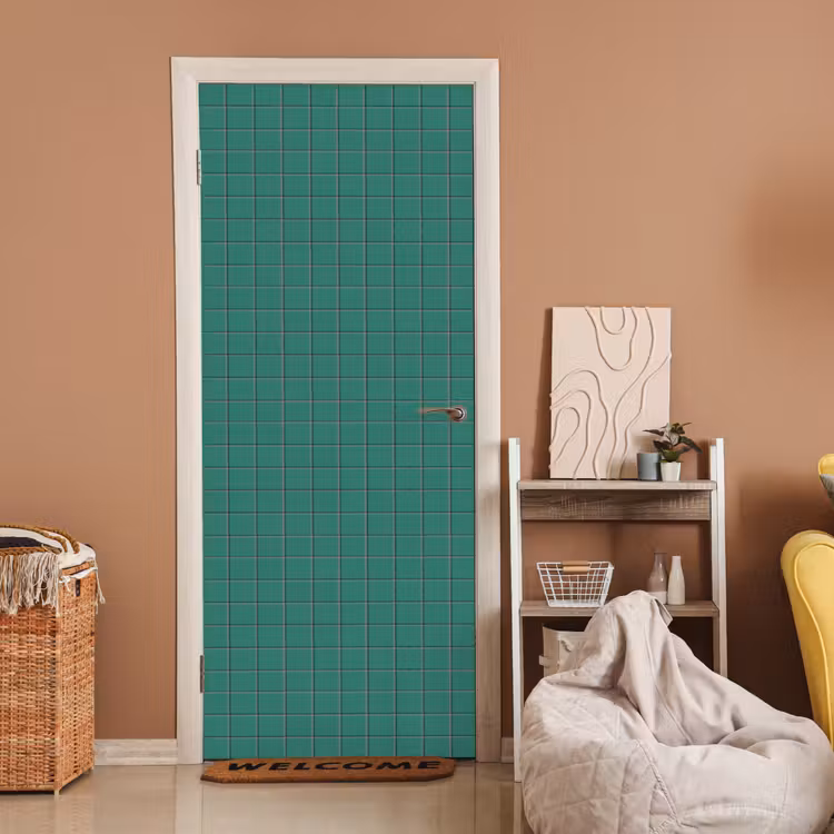 Deursticker - Patroon - Patroon - Smaragd — 2