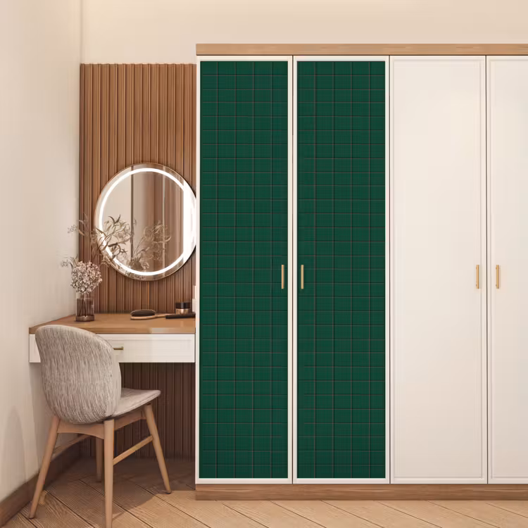 Deursticker - Patroon - Tegels - Dennen - Groen — 5