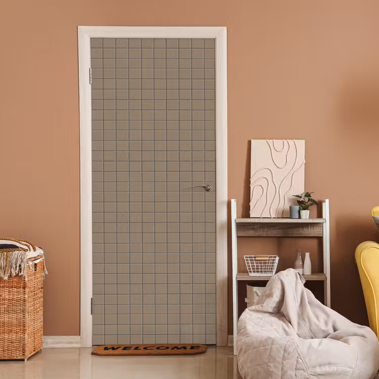 Deursticker - Tegel - Patroon - Taupe — 2