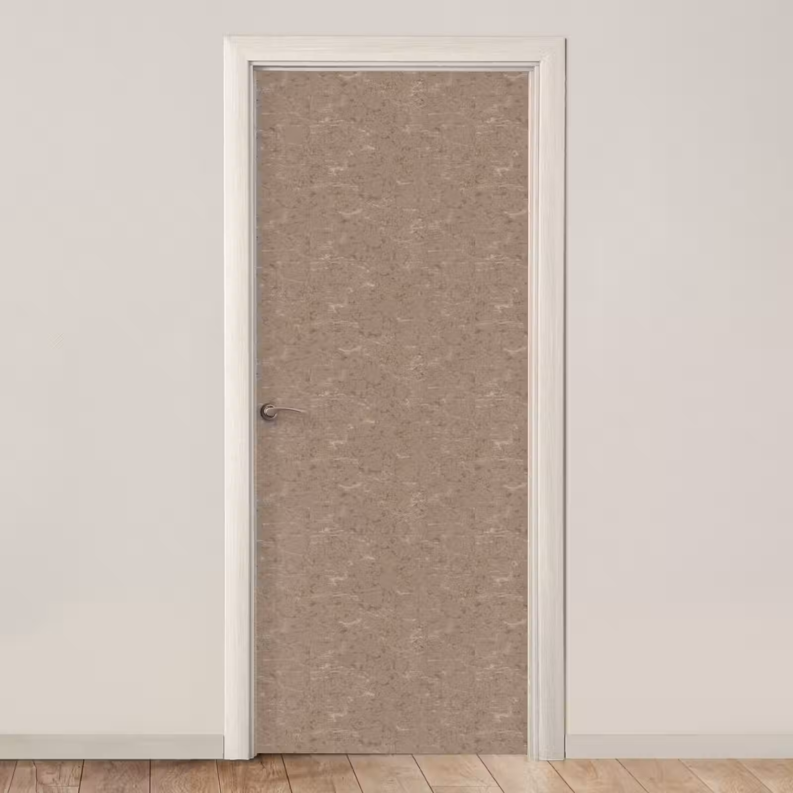 Deursticker - Patroon - Kalksteen - Beige — 1