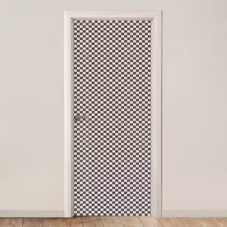 Deursticker - Marmer - Patroon - Grijs — 1