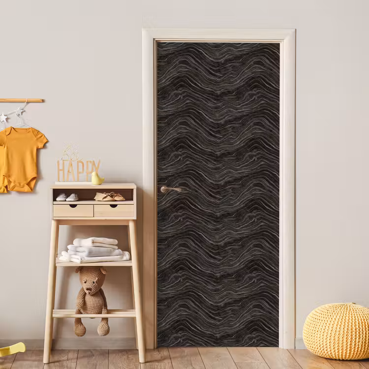 Deursticker - Patroon - Contrast - Antraciet — 6