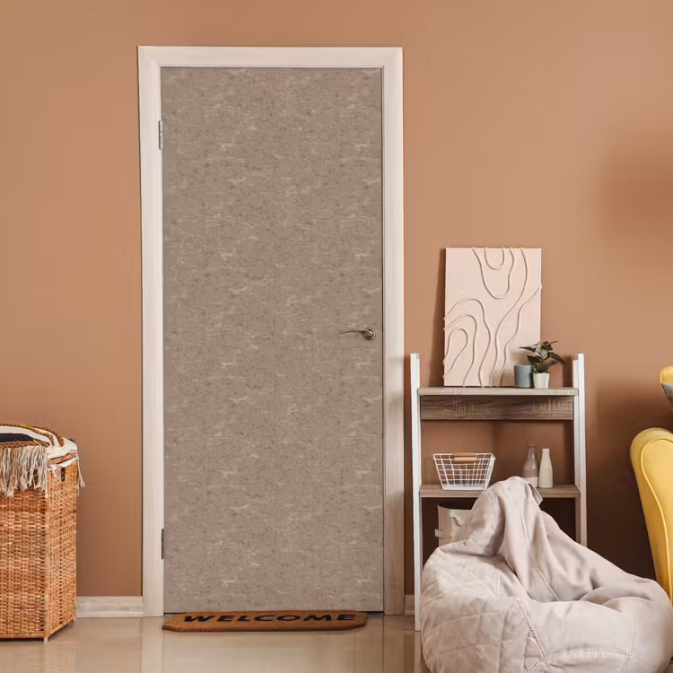 Deursticker - Patroon - Kalksteen - Beige — 2