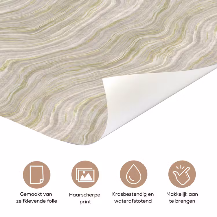 Deursticker - Patroon - Sereen - Groen — 3