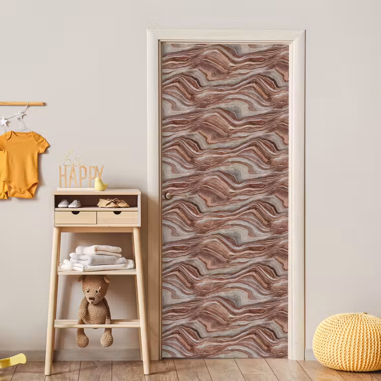 Deursticker - Patroon - Zandsteen - Travertijn — 6