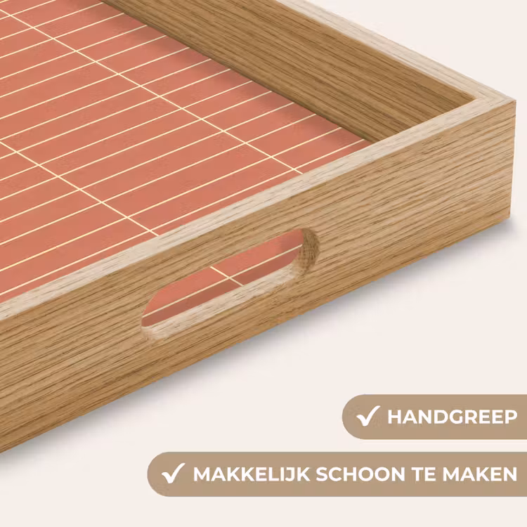 Dienblad - Patroon - Tegels - Terracotta — 5